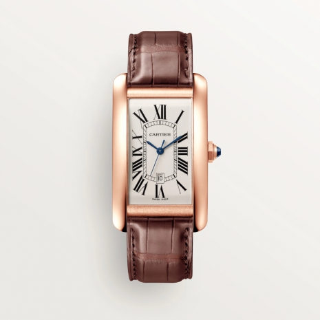 Cartier Tank Rose Gold Men’s Watch, WGTA0047
