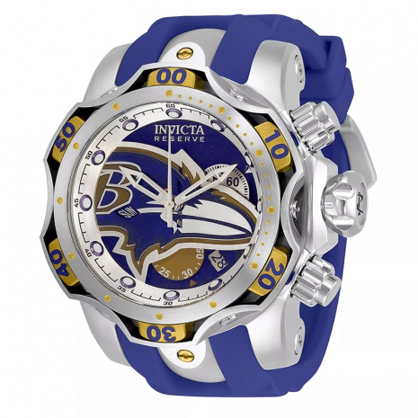 Baltimore Ravens Swiss Quartz Chronograph Watch