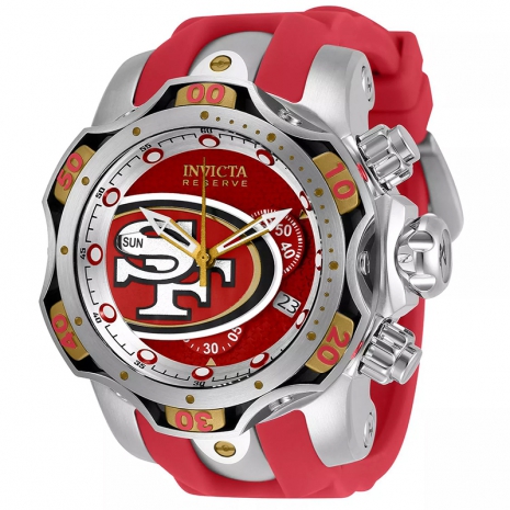 San Francisco 49ers Swiss Quartz Chronograph Watch