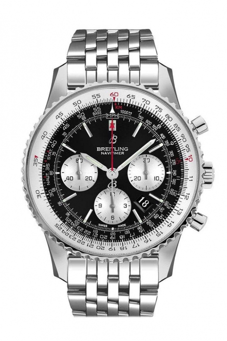 BREITLING Navitimer 1 Chronograph Automatic Chronometer Black Dial Men's Watch AB0127211 B1A1