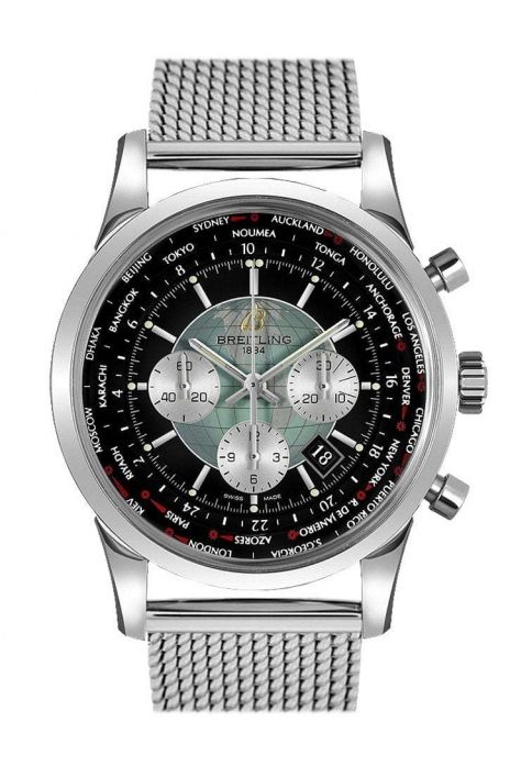 Breitling Transocean Stainless Steel 46mm Mens Watch AB0510U4.BB62.152A