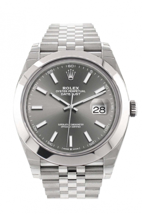 Datejust 41 Dark Rhodium Dial Automatic Men's Jubilee Watch 126300