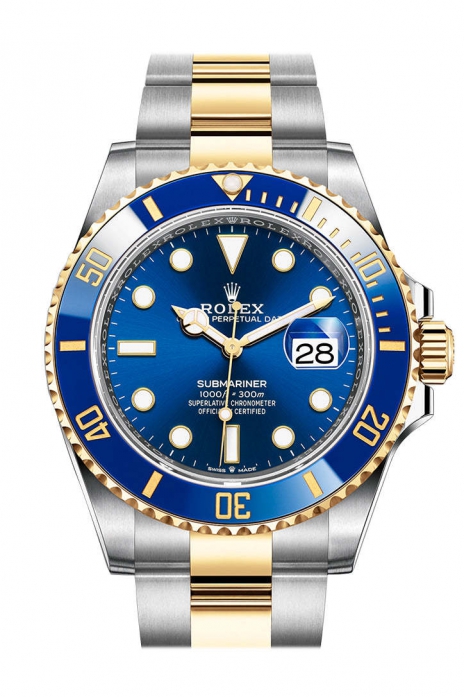 Submariner 41 Blue Dial Stainless Steel and 18K Yellow Gold Bracelet Automatic Men's Watch 126613LB New Release 2020