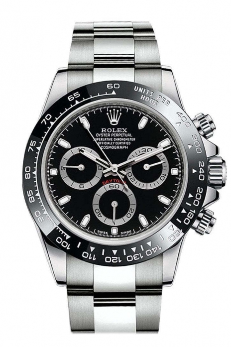 Cosmograph Daytona 40 Black Dial Stainless Steel Oyster Men's Watch 116500LN 116500
